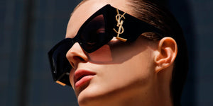 NEW SAINT LAURENT SL M119 BLAZE 001 BLACK GOLD SUNGLASSES 54MM - AUTHENTIC