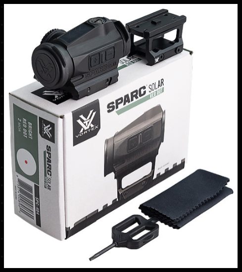 Vortex SPARC Solar Red 2 MOA Dot Sight - SPC-404 (New Sealed)