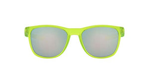 Oakley Men's OO9340 TRILLBE X Rectangular Sunglasses Matte Uranium/Emerald Iridium