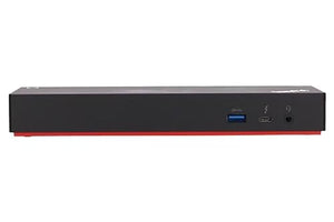 Lenovo USA ThinkPad Thunderbolt 3 Dock Gen 2 135W (40AN0135US) Dual UHD 4K Display Capability, 2 HDMI, 2 DP, USB-C, USB 3.1, Black