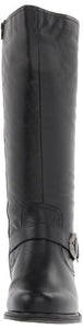 New Without Box David Tate Women's Branson - Extra Wide Shaft Boot,Black,8 W US