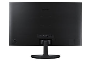 ULN - Samsung CF390 Series 27 inch FHD 1920x1080 Curved Desktop Monitor for Business, HDMI, VGA, VESA mountable, 3-Year Warranty, TAA (C27F390FHN), Black