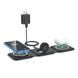 Wireless Charger 3 in 1 Wireless Charging Station for iPhone/iWatch/AirPods