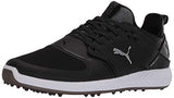 PUMA GOLF Men's Ignite Poweradapt Caged Golf Shoes, Black, US Size: 7 (Wide)