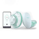 Elvie Stride Plus Hospital-Grade App-Controlled Breast Pump with 3-in-1 Carry Bag | Hands-Free Wearable Electric Breast Pump with 2-Modes & 5oz Capacity per Cup