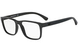 Emporio Armani EA3103-5017 Eyeglass Frame BLACK w/Clear Demo Lens 55mm