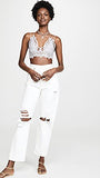 Free People Women's Adella Bralette, Light Grey, M