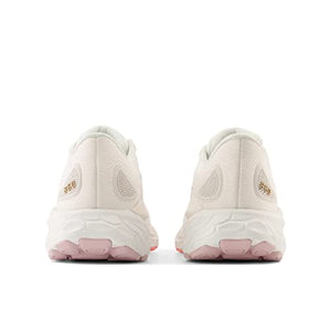 New Balance Women's Fresh Foam X 860 V13, White/Light Gold Metallic, 8.5 X-Wide