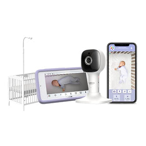 Hubble Connected Nursery Pal Crib Edition Smart Baby Monitor (Open/Damaged Box)