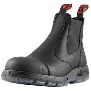 Redback Boots USBBKSC Easy Escape Steel Toe Scuff Cap Black (8.5 UK (9.5 US))