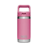 YETI Rambler Jr. 12 oz Kids Bottle, with Straw Cap, Harbor Pink