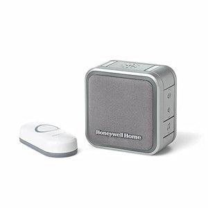 Honeywell Home RDWL515A2000 Portable Wireless Doorbell & Push Button - Gray