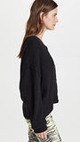 Free People Women's Found My Friend Cardi, Black, XL