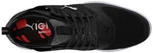 PUMA GOLF Men's Ignite Poweradapt Caged Golf Shoes, Black, US Size: 7 (Wide)