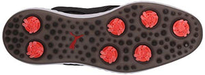 PUMA GOLF Men's Ignite Poweradapt Caged Golf Shoes, Black, US Size: 7 (Wide)