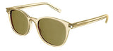 Saint Laurent SL 527 ZOE Sunglasses Yellow Green 52mm New 100% Authentic YSL