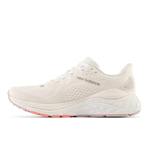 New Balance Women's Fresh Foam X 860 V13, White/Light Gold Metallic, 8.5 X-Wide