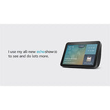 NEW Echo Show 8 (2nd Gen 2021) HD Smart Display with Alexa - Charcoal