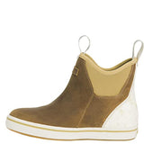 Xtratuf Women's Leather Ankle Deck Boot Rain, Taupe, 7 - Very Good