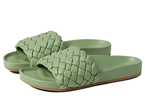 Loeffler Randall Sonnie Sage Woven Women's Sandals, Sage, US Size 7