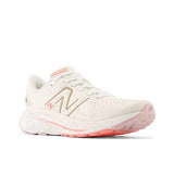 New Balance Women's Fresh Foam X 860 V13, White/Light Gold Metallic, 8.5 X-Wide