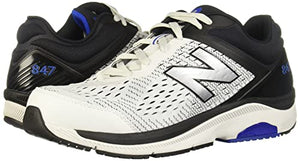 New Balance Men's 847 V4 Walking Shoe, Arctic Fox/Black, 10 Narrow