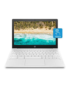 HP Chromebook 11-inch Laptop - MediaTek - MT8183 - 4 GB RAM - 32 GB eMMC Storage - 11.6-inch HD IPS Touchscreen - with Chrome OS™ - (11a-na0050nr, 2020 model, Snow White)