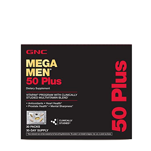 GNC Mega Men 50 Plus Vitapak - 30 Count