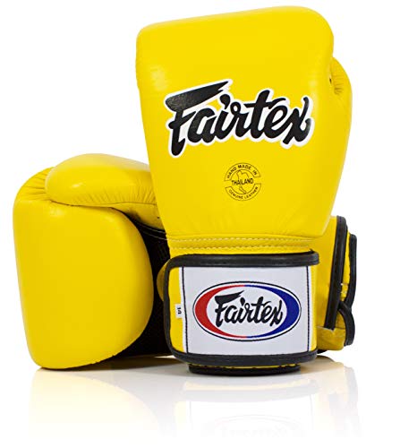 Fairtex Muay Thai Boxing Gloves. BGV1-BR Breathable Gloves. Color: Red, White, Blue, Pink, Yellow, Black Size: 8oz 10oz 12oz 14oz 16oz. Training, Sparring Gloves for Boxing, Kick Boxing, MMA