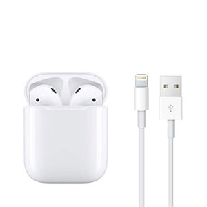 UVG - Apple AirPods (2nd Generation) Wireless Ear Buds, Bluetooth Headphones with Lightning Charging Case Included, Over 24 Hours of Battery Life, Effortless Setup for iPhone