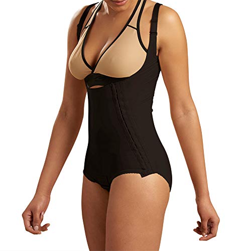 MARENA Recovery Post Surgical Compression Girdle, High-Back - L, Black