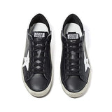 Authentic Golden Goose Men's Superstar Sneakers Black/White 8.5 Medium US