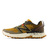 New Balance Men's Fresh Foam X Hierro V7 Running Shoe, Golden Hour/Dark Camo/Black, 11.5