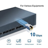 QSFPTEK 10GBASE-T SFP+ to RJ45 Copper Module Mini-GBIC Transceiver - 2 Pack