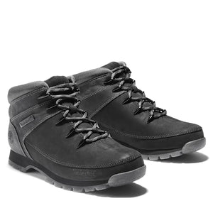 Timberland Men's Euro Sprint Hiker, Black Nubuck, 43.5