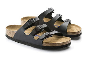 Birkenstock Florida Soft Footbed - Birko-Flor - Black -  37 EU / 6 US