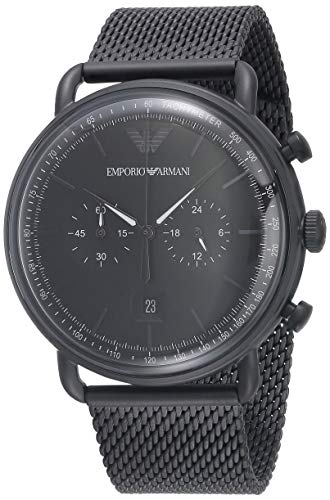 Emporio Armani AR11264 Men's Black Dial Chronograph Watch FOR PARTS