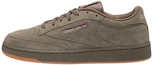 Reebok Unisex-Adult Club C Sneaker, Army Green/Modern Beige/Gum, 5 US