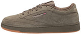 Reebok Unisex-Adult Club C Sneaker, Army Green/Modern Beige/Gum, 5 US