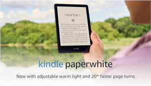 Amazon Kindle Paperwhite 11th Generation, Warm Light 8GB, 6.8 inch Touch, Black