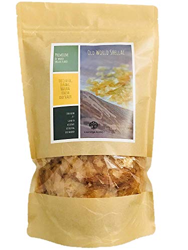 De-Waxed Super Blonde Shellac Flakes 1 lb. (16 oz.) - Sealed Package