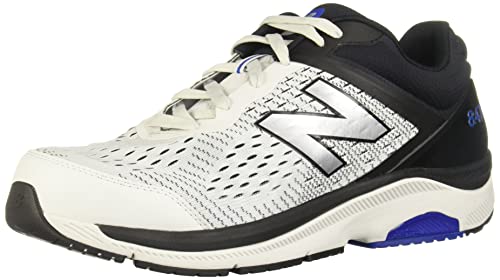 New Balance Men's 847 V4 Walking Shoe, Arctic Fox/Black, 10 Narrow