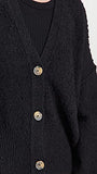 Free People Women's Found My Friend Cardi, Black, XL