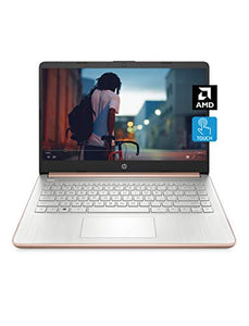 ULN - HP - 14-fq0060nr 14 Laptop, AMD 3020e, 4 GB RAM, 64 GB eMMC Storage, 14-inch HD Touchscreen, Windows 10 Home in S Mode, Long Battery Life, Microsoft 365, (14-fq0060nr, 2020) Pale Rose Gold