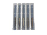 TEMO 5 pc Carbide Downcut Inlay Router Bits Set: 1/8" 3/32" 1/16" 3/64" 1/32"