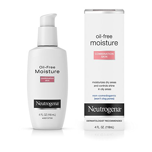 Neutrogena Oil Fee Moisturizer Combination Skin 4 fl oz Moisture Face Lotion NIB