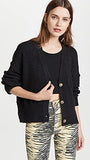 Free People Women's Found My Friend Cardi, Black, XL