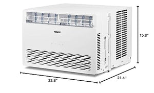 TOSOT 10,000 BTU Window Air Conditioner - Bedroom, Living Room 450 sq. ft. White