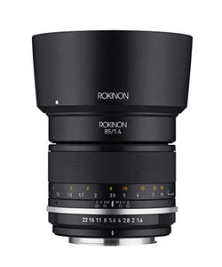 Rokinon Series II 85mm F1.4 Weather Sealed Telephoto Lens for Canon M, SE85-M