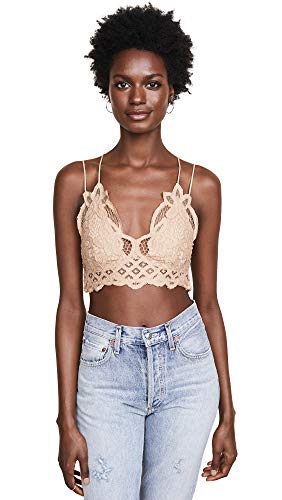 Free People Women's Adella Bralette, Nude, Tan, M